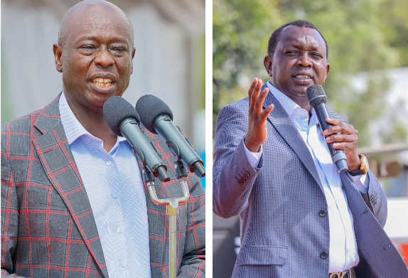 Collage Image of Deputy President Rigathi Gachagua and Kapsaret MP Oscar Sudi.